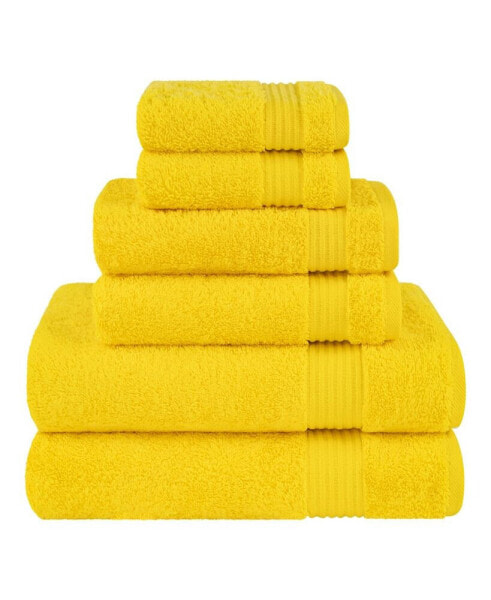 Bekos Premium 100% Turkish Cotton 6-Piece Bath Towel Set