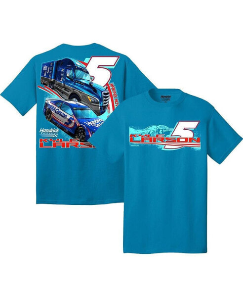 Men's Blue Kyle Larson Making Moves T-shirt