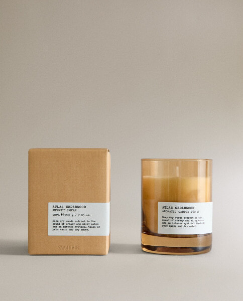 (200 g) atlas cedarwood scented candle
