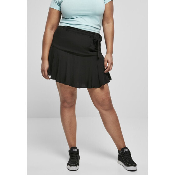 URBAN CLASSICS Viscose Mini Skirt