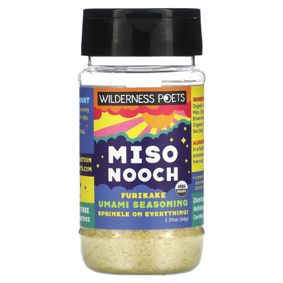 Organic Miso Nooch, Furikake Umami Seasoning, 2.25 oz (64 g)