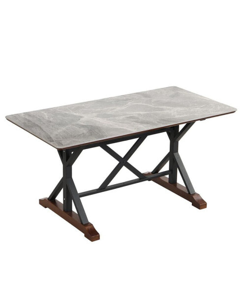 63" Sintered Stone Dining Table