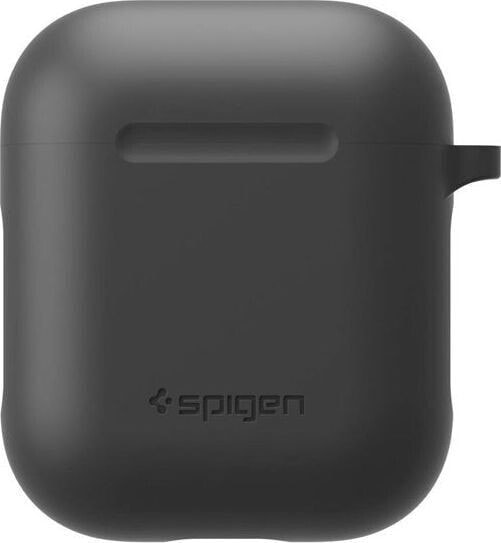 Черные чехлы для наушников Apple AirPods 1/2 от Spigen