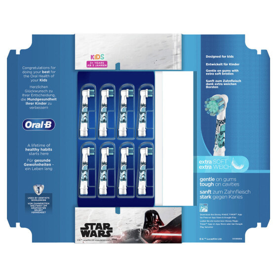 Oral-B Kids 81748450 - 8 pc(s) - Multicolour - Extra soft - Star Wars - 3 yr(s) - Poland