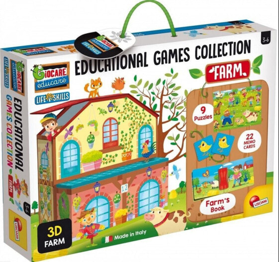 Lisciani Collection of educational games - Farma