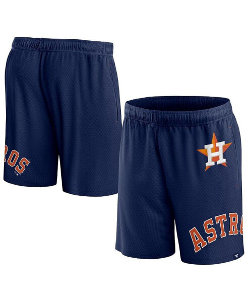 Men's Navy Houston Astros Clincher Mesh Shorts