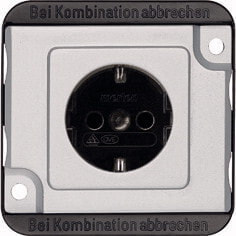 MERTEN MEG2300-7060 - CEE 7/3 - CEE 7/4 - Silver - 250 V - 16 A