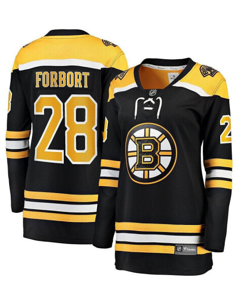 Women's Derek Forbort Black Boston Bruins Home Breakaway Player Jersey