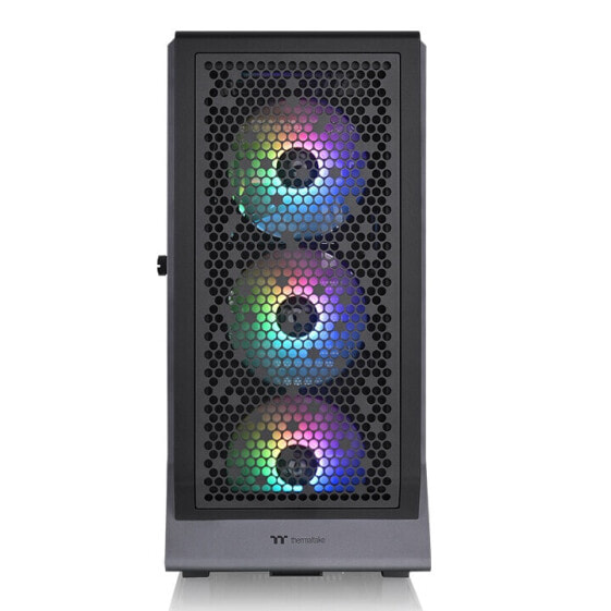 Thermaltake Ceres 500 TG ARGB - Midi Tower - PC - Black - ATX - EATX - micro ATX - Mini-ITX - Metal - Tempered glass - Multi