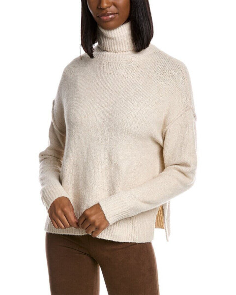Max Studio Turtleneck Sweater Women's Beige Xs