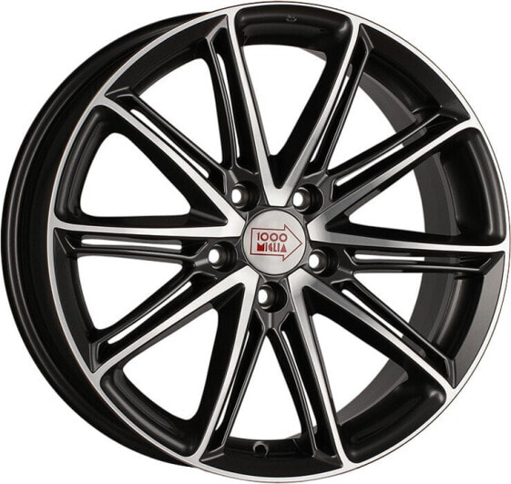 Mille Miglia MM1007 dark anthrazit poliert 8.5x19 ET35 - LK5/120 ML72.6