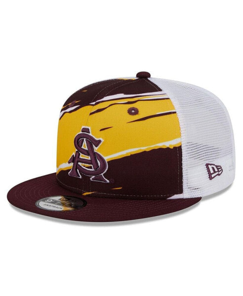 Men's Maroon Arizona State Sun Devils Tear Trucker 9FIFTY Snapback Hat