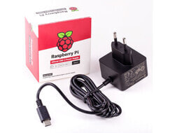 Raspberry Pi Netzteil USB-C 5.1 V 3 A Schwarz Pi 4