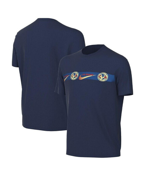 Big Boys and Girls Navy Club America Repeat T-shirt