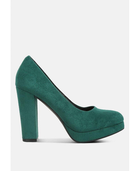 Туфли London Rag Delia Suede Block Heel