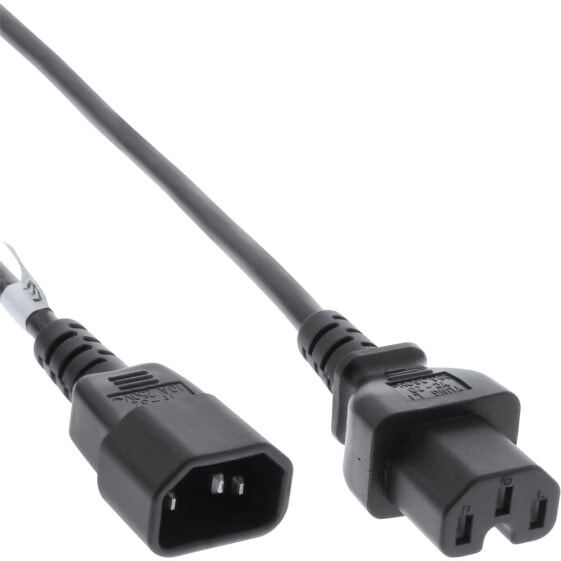 InLine 35pcs. Bulk-Pack Power Cable extension C15 to C14 socket