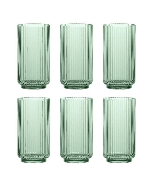 Набор стеклянных бокалов TarHong Mesa Jumbo Premium Acrylic, 22 унции
