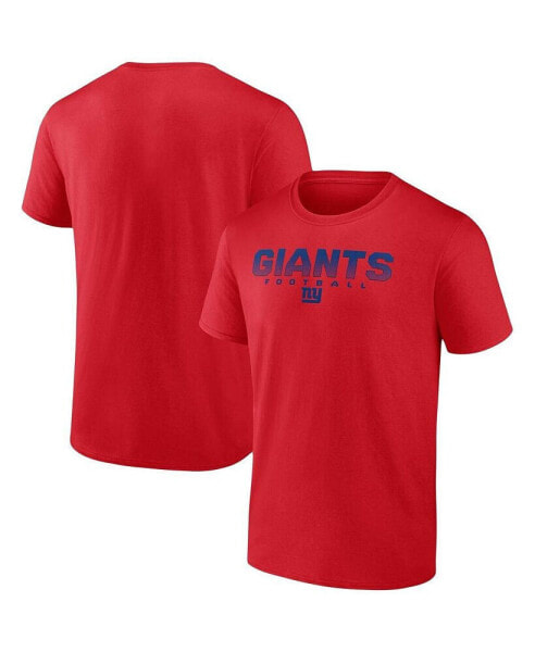 Men's Heather Red New York Giants Utility Player T-shirt