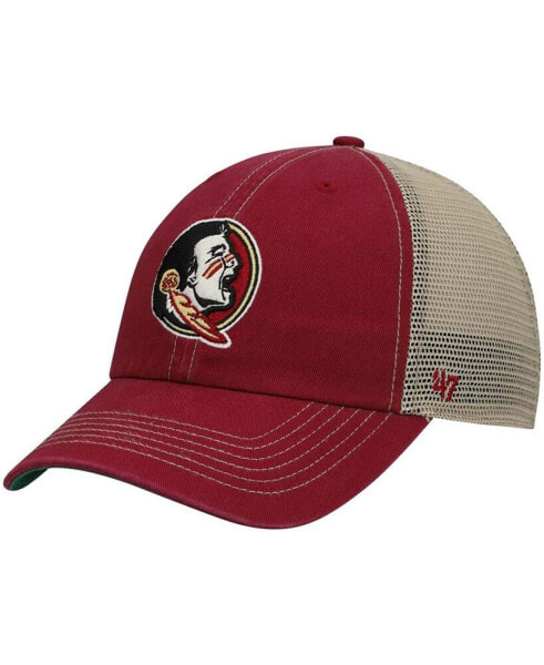 Бейсболка-тракер '47 Brand для мужчин Florida State Seminoles Garnet Trawler Snapback Hat