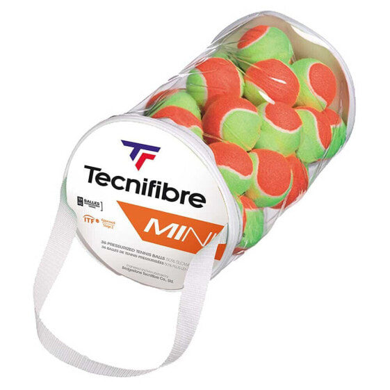 Мини-теннисный мяч Tecnifibre Slow 50% 36 шт.