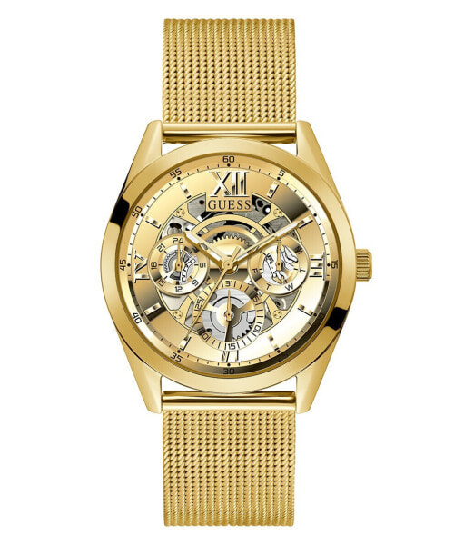 Guess Herren Armbanduhr TAILOR Edelstahl gold GW0368G2