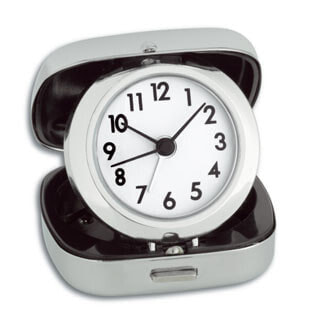 Часы настольные TFA 60.1012 - белые - аналоговые LR44 - 66 x 66 x 26 мм