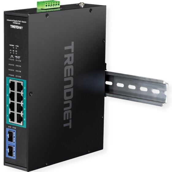 TRENDnet TI-PGM102 - Gigabit Ethernet (10/100/1000) - Full duplex - Power over Ethernet (PoE) - Wall mountable