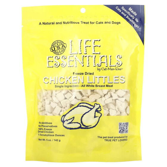 Life Essentials, Freeze Dried Chicken Littles, For Cats & Dogs, 5 oz (142 g)