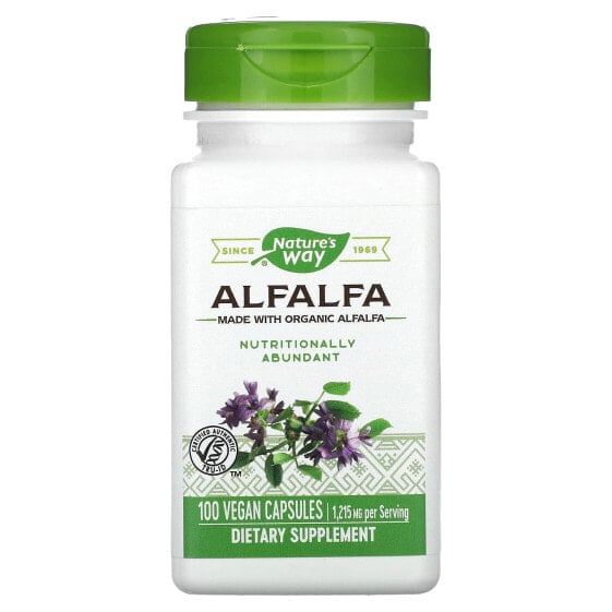 Alfalfa, 1,215 mg, 100 Vegan Capsules (405 mg per Capsule)