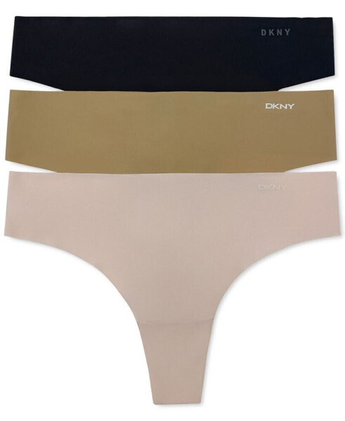 Трусы женские DKNY Litewear Cut Anywear Thong DK5026BP3 (3 шт.)