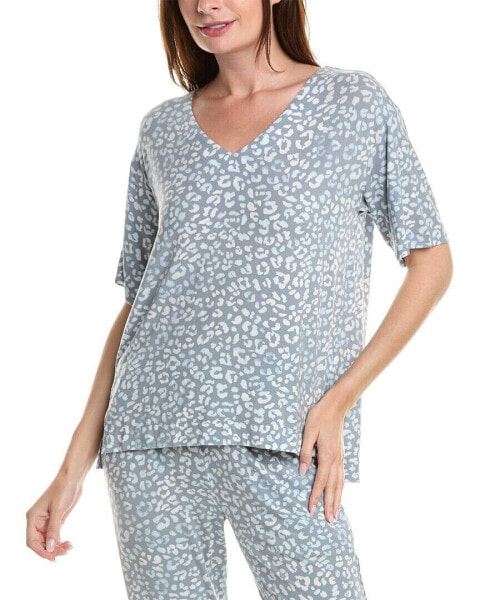 Donna Karan Pajama Top Women's Grey L