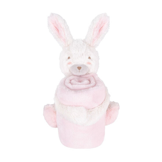 Набор подарочный плед и мягкая игрушка KIKKABOO Toy+Baby "Кролики в любви" для детской комнаты.