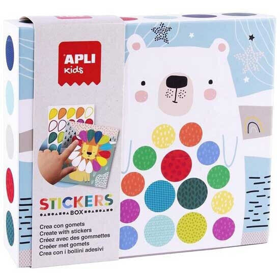 APPLI Bear Stickers Game Box