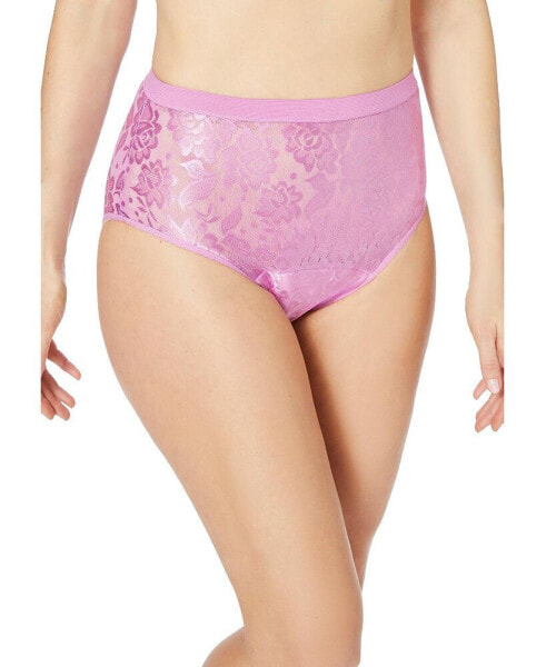 Plus Size Lace Incontinence Brief 2-Pack