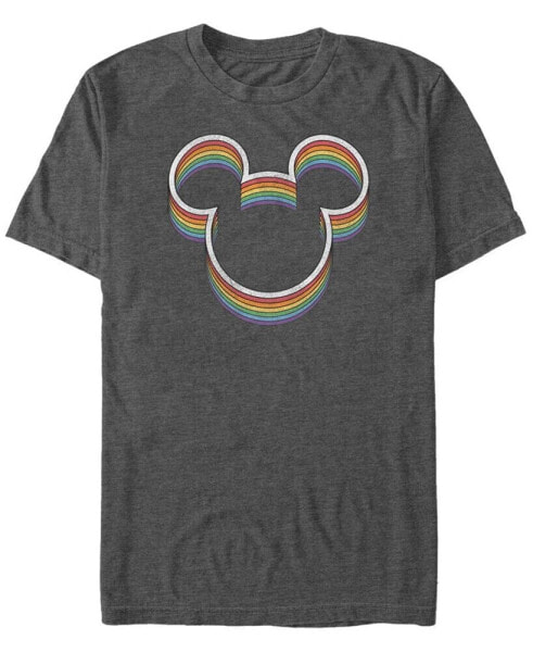 Men's Rainbow Ears Short Sleeve T-Shirt
