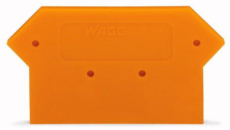 WAGO 283-317 - Terminal block cover - Orange - 4 mm - 80 mm - 37.5 mm