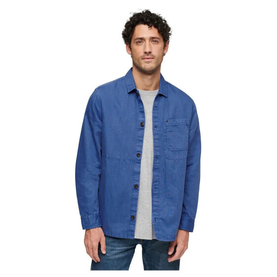 SUPERDRY Merchant Linen Blend overshirt