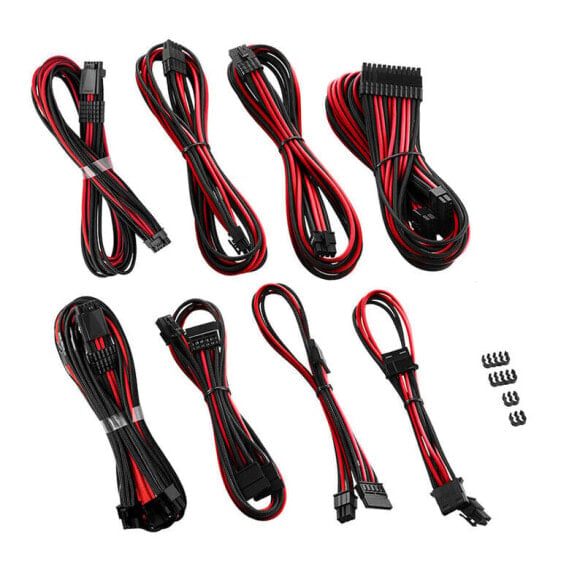 Cablemod PRO ModMesh RT 12VHPWR Dual Cable Kit für ASUS/Seasonic/Phanteks - schwarz/rot