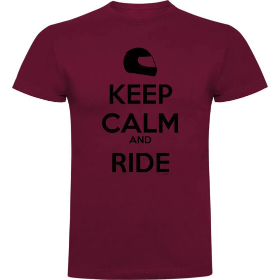 KRUSKIS Keep Calm And Ride short sleeve T-shirt