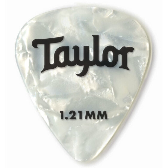 Taylor Celluloid 351 Picks 1.21 White Pearl, 12-Pack