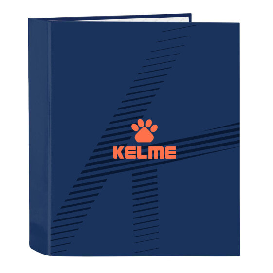 Папка-регистратор Kelme Navy blue Оранжевый Тёмно Синий A4 (27 x 33 x 6 cm)