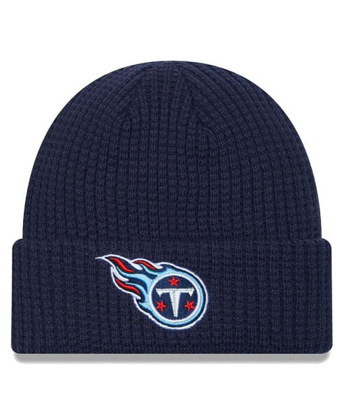 Men's Navy Tennessee Titans Prime Cuffed Knit Hat