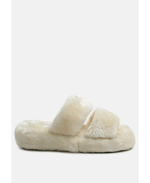 Smoothie Fur Slip-On Flats