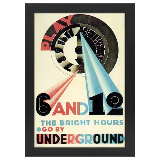 Bilderrahmen Poster 1930 Bright Hours