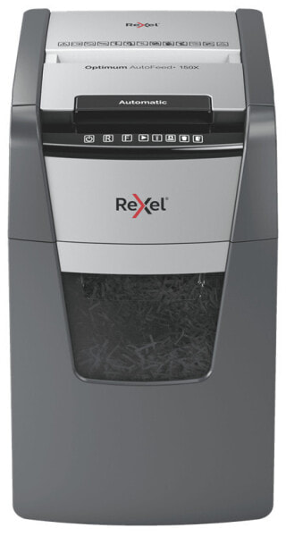 Rexel Optimum AutoFeed+ 150X A - Cross shredding - 22 cm - 4 x 28 mm - 44 L - 55 dB - Touch