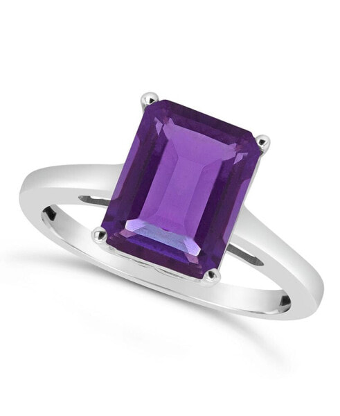 Amethyst (3-1/7 ct. t.w.) Ring in 14K White Gold