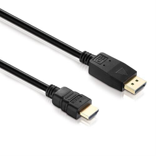 PureLink X-DC055-030 - 3 m - DisplayPort - HDMI - Male - Male - Gold