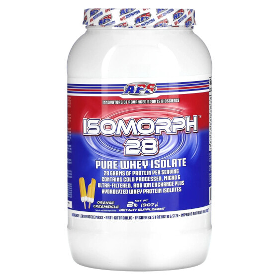 Сывороточный протеин APS Isomorph 28, Pure Whey Isolate, Orange Creamsicle 2 lb (907 г)