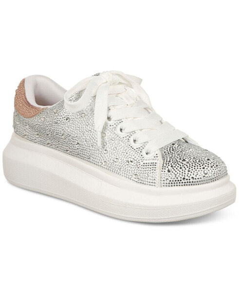 Women's Neela Lace-Up Low-Top Sneakers, Created for Macy's
