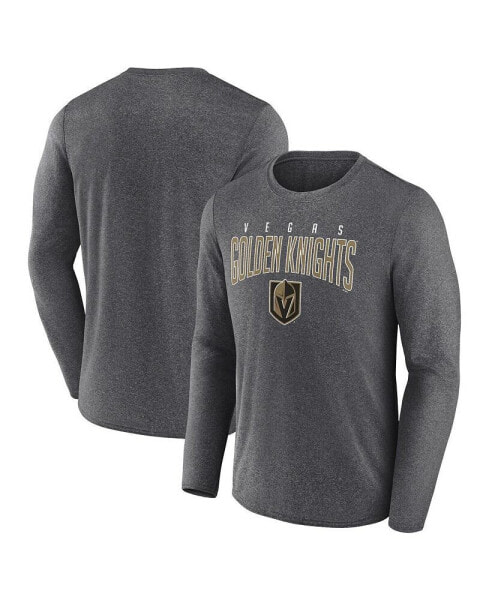 Men's Heather Charcoal Vegas Golden Knights Special Edition 2.0 Scoring Chance Long Sleeve T-shirt